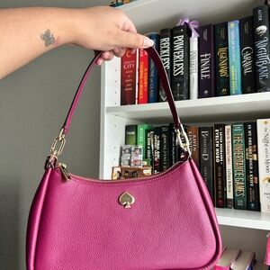 Kate Spade Maroon/Burgundy Shoulder Bag